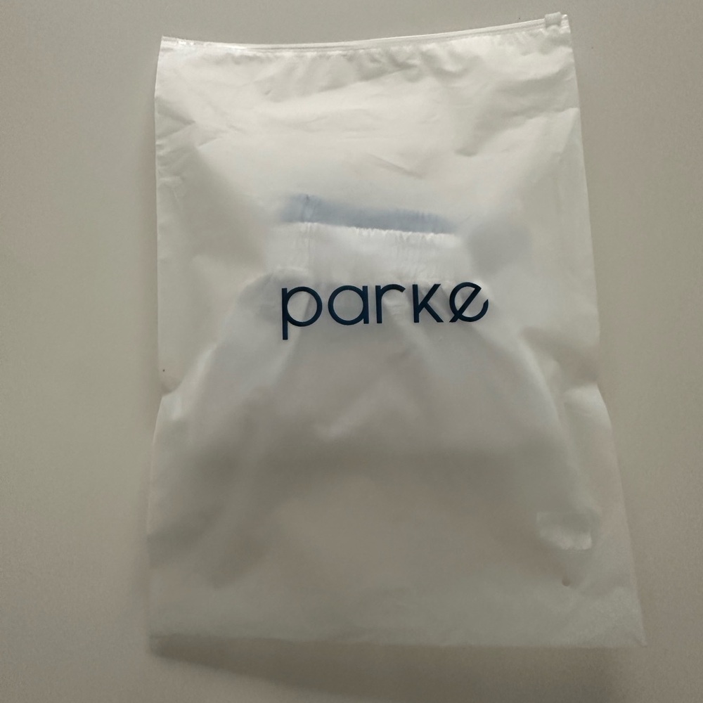 Parke Double Boxer Short White and Blue Small NWT - Picture 8 of 9